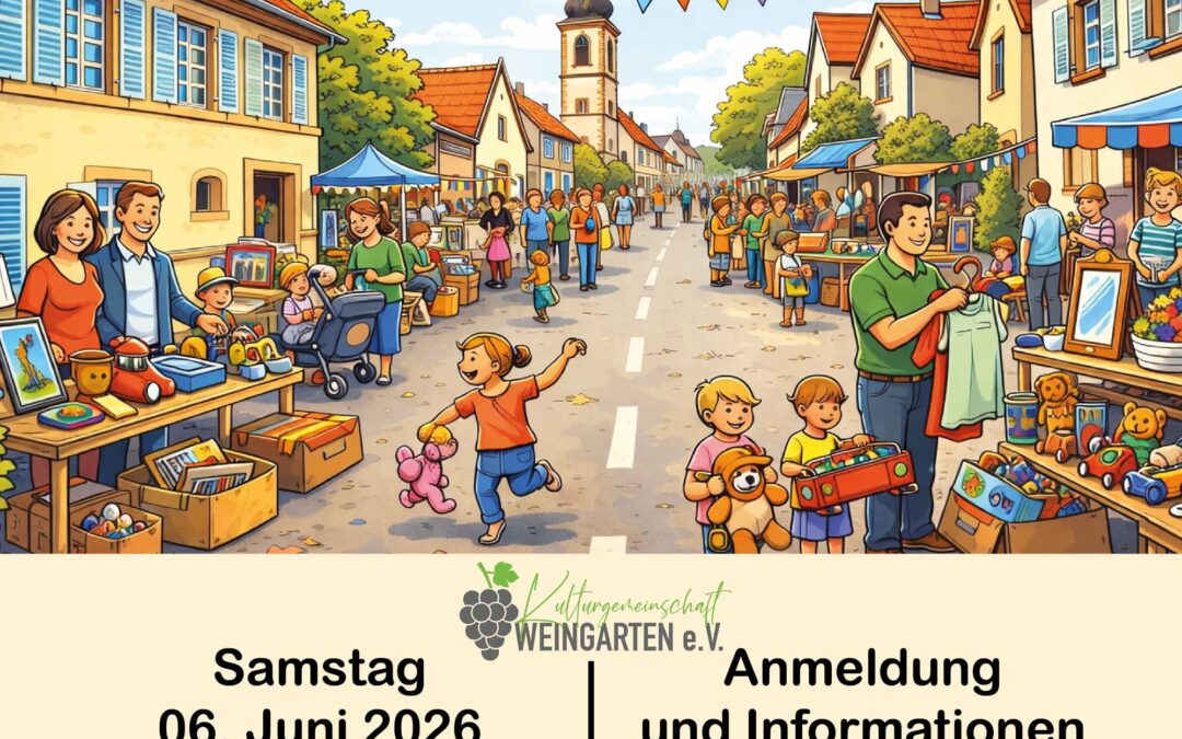 1. Wingerter Hofflohmarkt – Jetzt anmelden!